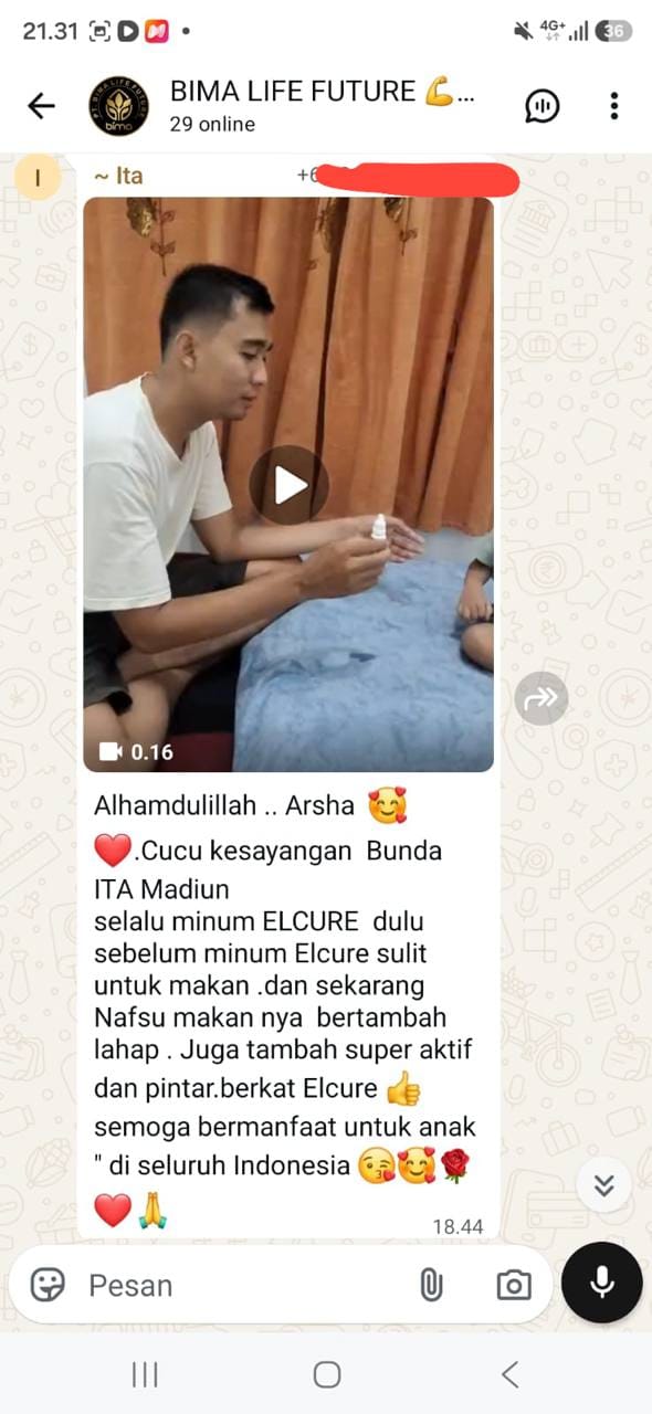 Testimoni pelanggan ELCURE 2