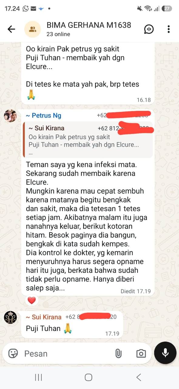 Testimoni pelanggan ELCURE 3